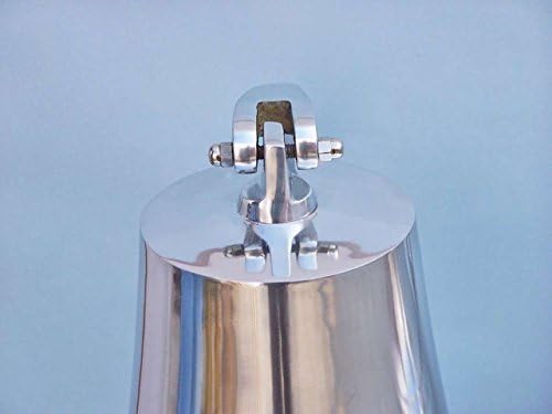 Hampton Nautical BL2021-7C Chrome Hanging Harbor Bell 5” - Nautical Decor - Nautical Home Decoration - Image 7