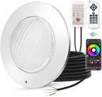 Pool Lights for Inground Pool, 54W 10 Inch Large LED Multicolor Inground Pools LED Light with 100 Foot Cord for Wet Niche, APP & Remote Control by Mopzlink