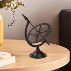 Cast Iron Armillary Sundial, Timing Instrument Ancient, Indoor Outdoor Deco - Image 7
