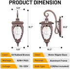 Porch Lights Outdoor Wall Lights Exterior Sconce Light Fixtures - Image 3