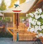 Woodstock Chimes Signature Collection, Woodstock Habitats, Hummingbird, 25'' Habitats and Nature Wind Chimes for Outdoor, Patio, Home or Garden Décor (HH) - Image 2