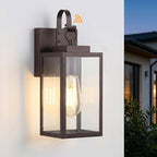 Bronze Porch Light, Dusk to Dawn Wall Mount Outdoor Light by RLdream