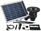 50W Floating Solar Pond Fountain Complete Pump Kit for Ponds 3 ft or Deeper 8 Feet Wide or Larger by MYNATURALPOND