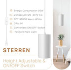 STERREN LED Grow Light, Plug in Plant Lights for Indoor Growing - Image 2
