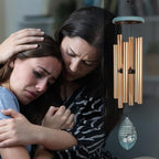 Personalized Sympathy Wind Chimes, Memorial Gifts Wind Chimes for Loss of Loved Ones, Dandelion Commemorative Wind Chime for Mom/Dad 36inch - Image 2