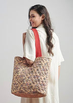 Maison d' Hermine Shopping Bags Cotton Quilted Tote Bag with Zipper Pockets - Image 2