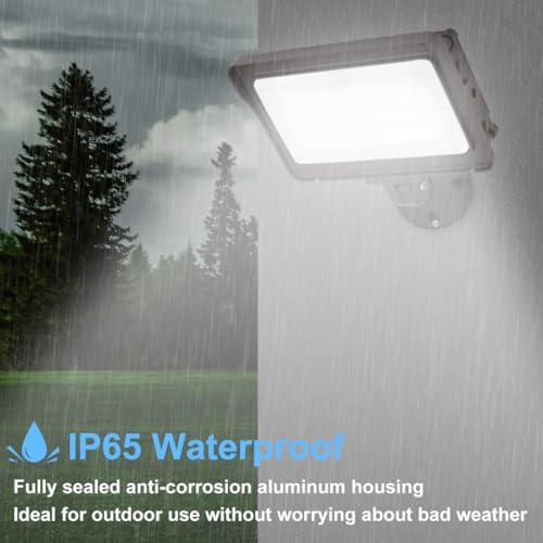 kadision LED Flood Light Outdoor with Photocell, 3000K/4000K/5000K, 4-Pack - Image 6