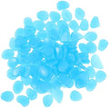 balacoo 400pcs Glow Pebbles Stones for Fish Tank Bonsai Garden Resin Smooth by balacoo