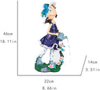18.11Inch Resin Fairy Girl Statue Waterproof Outdoor Garden Patio Lawn Decor Figurine - Image 3