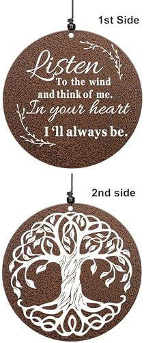 Sympathy Wind Chimes for Loss of Loved One, 40 Inch Memorial Wind Chimes for Loss of Loved Father/Mother/Lover, Commemorative Sympathy Bereavement Gifts for Condolences/Funeral (Copper) - Image 2