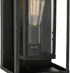 Globe Electric 44228 Montague 1-Light Outdoor Wall Sconce, Bronze, Clear Glass Shade,44228 - Image 7