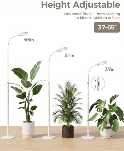 Bamworld Grow Lights for Indoor Plants, Full Spectrum Plant Lights - Image 4