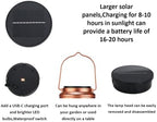 Solar Hanging Lanterns Outdoor Waterproof, 2 Pack Metal Decorative Lights - Image 2