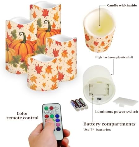 Thanksgiving Day Color Changing Electric Candles - Image 3