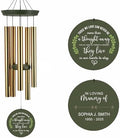 ASTARIN Memorial Wind Chimes for Loss of Loved One/Mother Personalized, Bereavement Wind Chimes Gift for Funeral, Indoor/Outdoor Windchime 30/36 inch(Produced in Texas) by Astarin