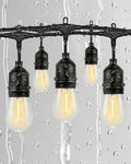 Gmnee 25FT Outdoor String Lights for Patio, Balcony & Porch, Backyard by Gmnee