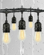 Gmnee 25FT Outdoor String Lights for Patio, Balcony & Porch, Backyard by Gmnee