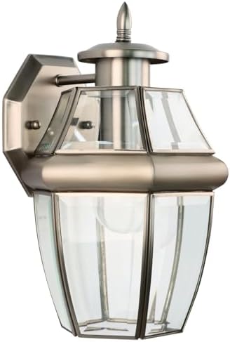 Outdoor Wall Lantern, 12 Inch Waterproof Exterior Light Fixture. by LPRZSG