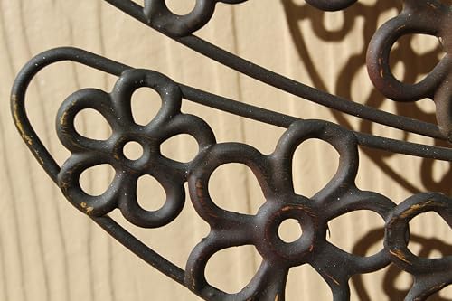 1 - Large Dragonfly Metal Wall Art, Antique Brown Finish, 21" x 22.5", Indoor Outdoor Yard Decor with Mounting Bracket, GS-106 - Image 4