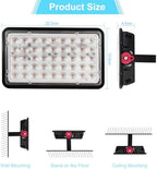 2 Pack 100W RGB Flood Light, RGB Color Changing Floodlight, Smart RGB Floodlight with Remote Control, for Club, Wedding, Poster, Stage Lighting, Birthday Party, KTV, Halloween, Christmas - Image 4