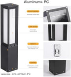 MVBT 31.5" Solar Pathway Lights Outdoor, Dusk to Dawn Landscape Path Lights - Image 2
