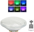 Garosa LED Swimming Pool Light 35W 12V RGB Underwater Lamp 3500LM Submersible Pool Light with Thickened Glass 18 Key Remote Controller for Inground Ponds Spas by Garosa