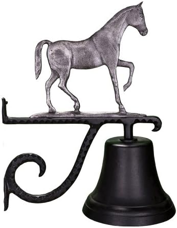 Montague Metal Products Cast Aluminum Dinner Bell (Gaited Horse) by MontagueMetalProducts