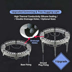12W LED Ring Tree Light, Outdoor Waterproof Landscape Spotlight, Die-Cast Aluminum Tree Hug Uplights, for Garden Pathway Accent, Circular Wrap Around Lamp(Green) - Image 6