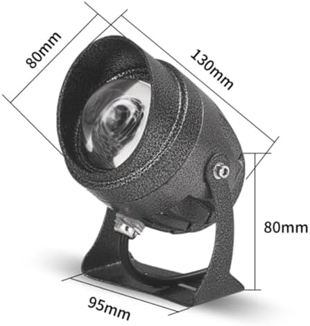 Rotation Spotlight - Narrow Beam Spotlight, 220V IP65 Waterproof Flood Light, 10W Long Distance Wall Washer Spot Light, Outdoor Architectural Lawn LED Landscape Lamp(Green) - Image 2