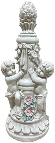 27.95" Climbing Children Garden Statue Magnesium Oxide Outdoor Decor - Image 4