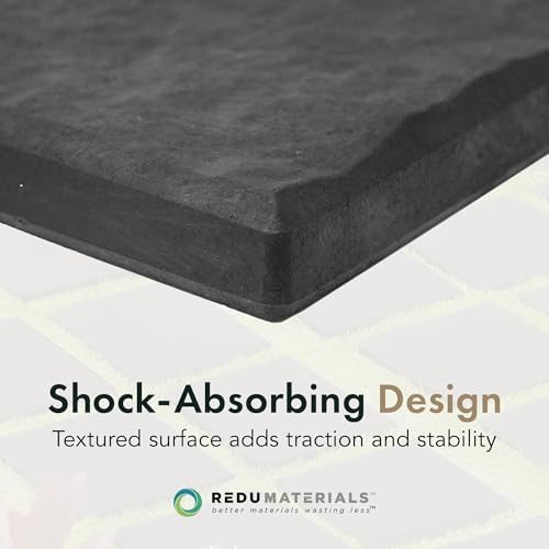 TierraVerde 12”x12” Stomp Stones, Mixed Recycled Material, Square, 10 Pack - Image 5