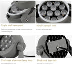 Beam Spotlight, IP66 Waterproof Rotating Landscape Led Beam Lamp, Outdoor Led Projection Lighting Tree SpotLights - Image 4