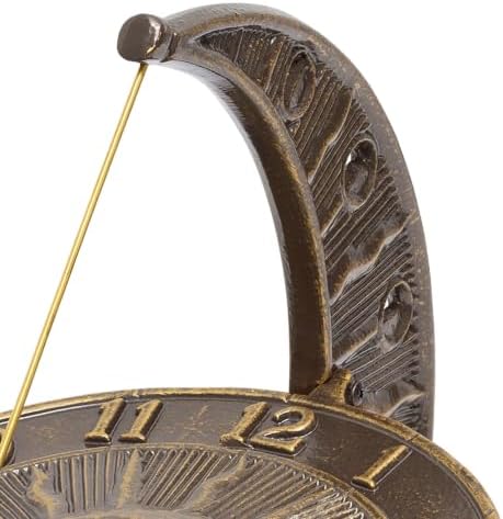 Whitehall Products Sun and Moon Sundial, French Bronze - Image 7