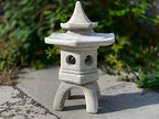 OLOMA Japanese pagoda lantern Concrete pagoda statue Outdoor chinese lantern Japanese stone temple Large garden pagoda Meditation altar Zen gift Outdoor sculpture zen garden Furniture for home decor - Image 4
