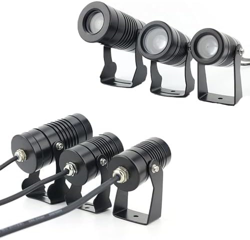 Outdoor Landscape Spotlights Rotation Spotlight - LED Beam Spotlight, IP67 Waterproof LED Landscape Lights, Outdoor Wall Washer Spotlights Long Throw Narrow Beam, for Ext - Image 4