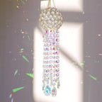 22.5inch Crystal Suncatchers for Window Hanging Wind Chime Garden Sun Catchers with Crystals Rainbow Maker Indoor Outdoor Decor Handmade Ornament(Medium) - Image 5