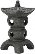 Pagoda Garden Statue - Grey Resin Pagoda Statue with Zen Ambiance, Water-Resistant Outdoor Decor for Patio, Yard, Landscape Garden, Lantern by Unknown