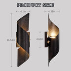 LED Up Down Wall Light, Porch Light, Exterior LED Wall Mounted Light, Modern Outdoor Wall Sconce, Light Fixture for Indoor and Outdoor - Image 3