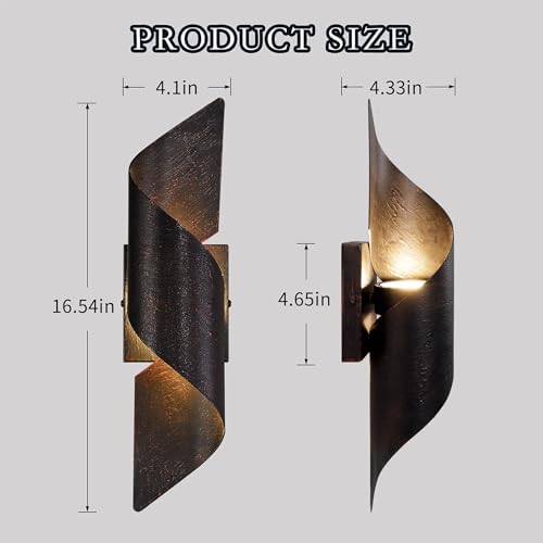 LED Up Down Wall Light, Porch Light, Exterior LED Wall Mounted Light, Modern Outdoor Wall Sconce, Light Fixture for Indoor and Outdoor - Image 3