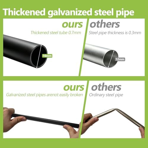 Heavy Duty Garden Arch Arbor Trellis 94.5" H*63" L(16MM Pipe) - Image 4