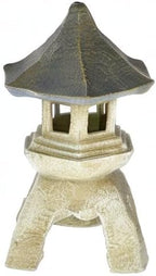 Design Toscano Asian Decor Pagoda Lantern Indoor/Outdoor Statue, Giant, Fiberglass Cast Stone Resin, Two Tone Stone Finish - Image 6