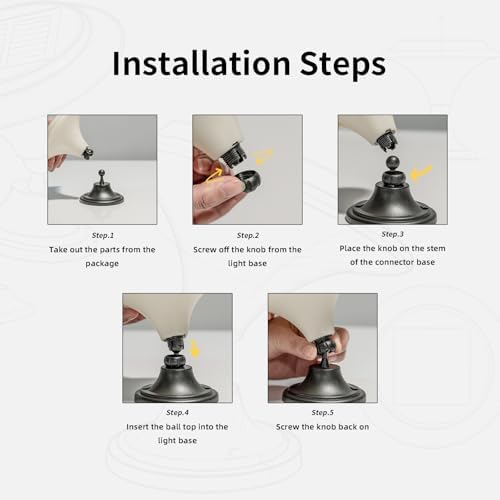 Solar Table Lights Outdoor, 6 Pack Classic Martini-Shaped Lanterns with Base & Ground Stakes, Waterproof LED Solar Powered Decorative Lights for Patio Table Garden Path (Warm White) - Image 7