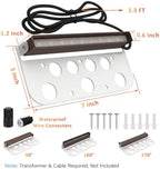 12 Pack 7 Inch Retaining Wall Lights, 2700K LED Hardscape Lighting - Image 6