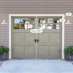 14 Inch Dome Outdoor Gooseneck Barn Light Fixture for Farmhouse, White Exterior Goose Neck Wall Mount Lights for Porch, Barn Style Wall Sconce Lighting for Patio, Garage - Image 5