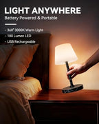 SAIWEYA Outdoor Waterproof Shower Lamp, 5200mAh Rechargeable Bathroom Lamp - Image 3