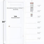 Woodstock Wind Chimes 26" Cardinal Garden Chime, Stained-Glass Acrylic Wind Catcher Chimes Silver Aluminum Tubes, Windchime for Outside Garden Decor, Outdoor Patio and Front Porch - Image 3
