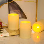 Flameless Realistic Led Candle With Remote Control, Battery Operated Flickering Candle With Timer For Indoor & Outdoor Decoration,3x4inches,6 Pack - Image 6