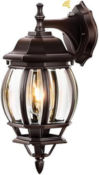 VIANIS Bronze Dusk to Dawn Outdoor Wall Lights, Anti-Rust, Waterproof by VIANISLIGHTING