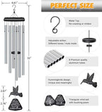 Sympathy Wind Chimes for Outside Deep Tone, Memorial for Loss of Loved One Prime, Bereavement Condolence Remembrance Funeral Gifts for Grieving Friends Loss of Mother Father - Image 5
