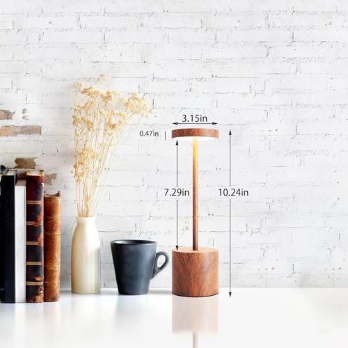 TBBGA LED Cordless Table Lamps Set of 2, 5000mAh Rechargeable Table Light - Image 6